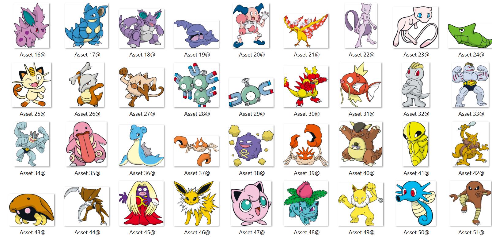 Mega Pokemon Bundle | 1340+ Unique Pokemon Designs | 355+ Png Svg Designs