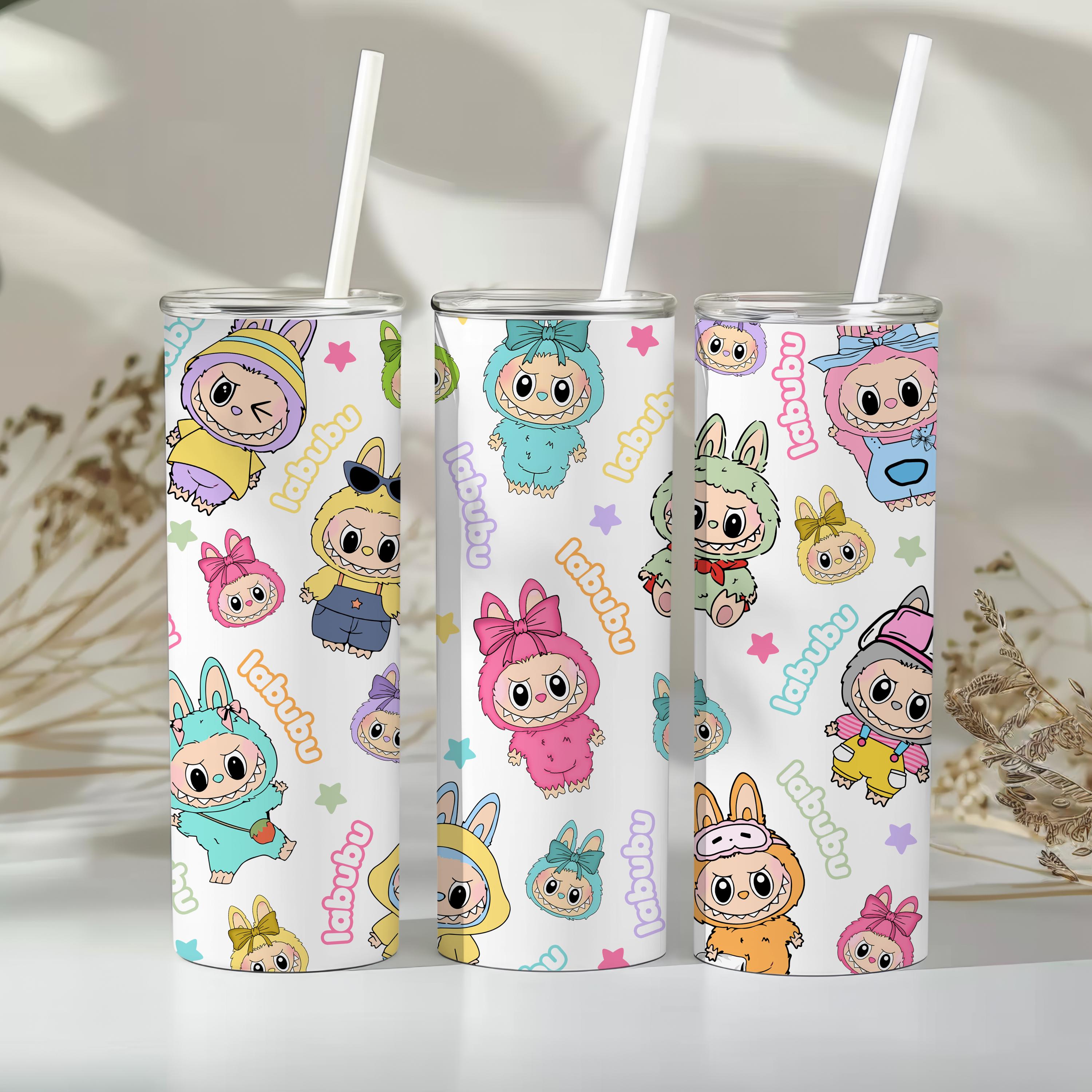 Labubu Tumbler Wrap Bundle Design | Labubu 20oz Tumbler Wraps
