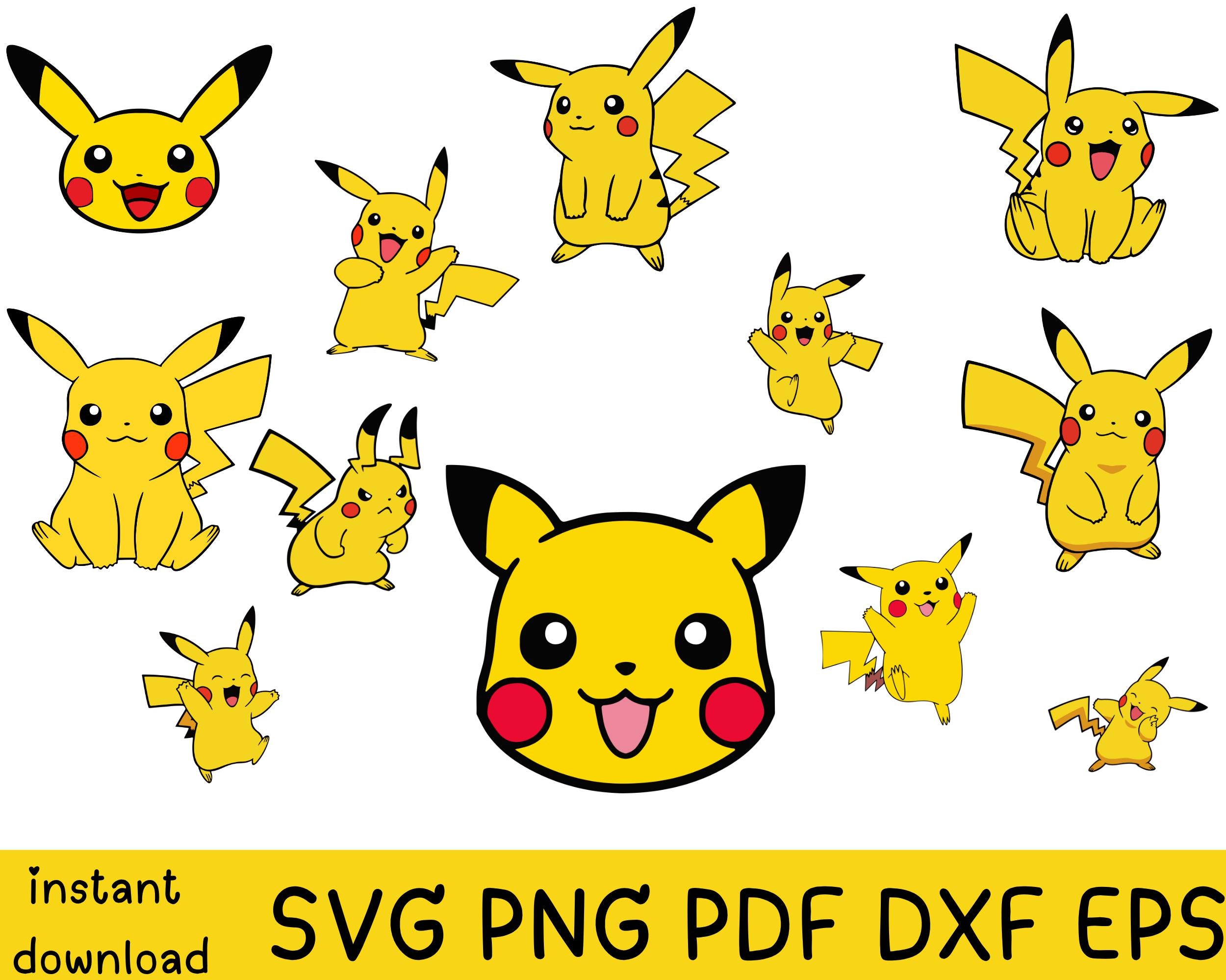 Pokemon Pikachu Clipart | Pikachu Svg Clipart