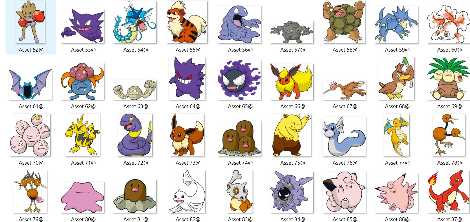 Mega Pokemon Bundle | 1340+ Unique Pokemon Designs | 355+ Png Svg Designs